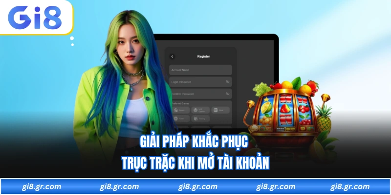 Đăng Ký GI8 Giải pháp khắc phục trục trặc khi mở tài khoản