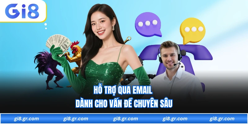 Hỗ trợ qua email dành cho vấn đề chuyên sâu